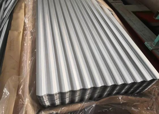 acquistare 0.5mm DX51D AZ275 Fogli di tetto ondulato Galvalume con larghezza effettiva di 800 mm per tetti industriali online manufacture